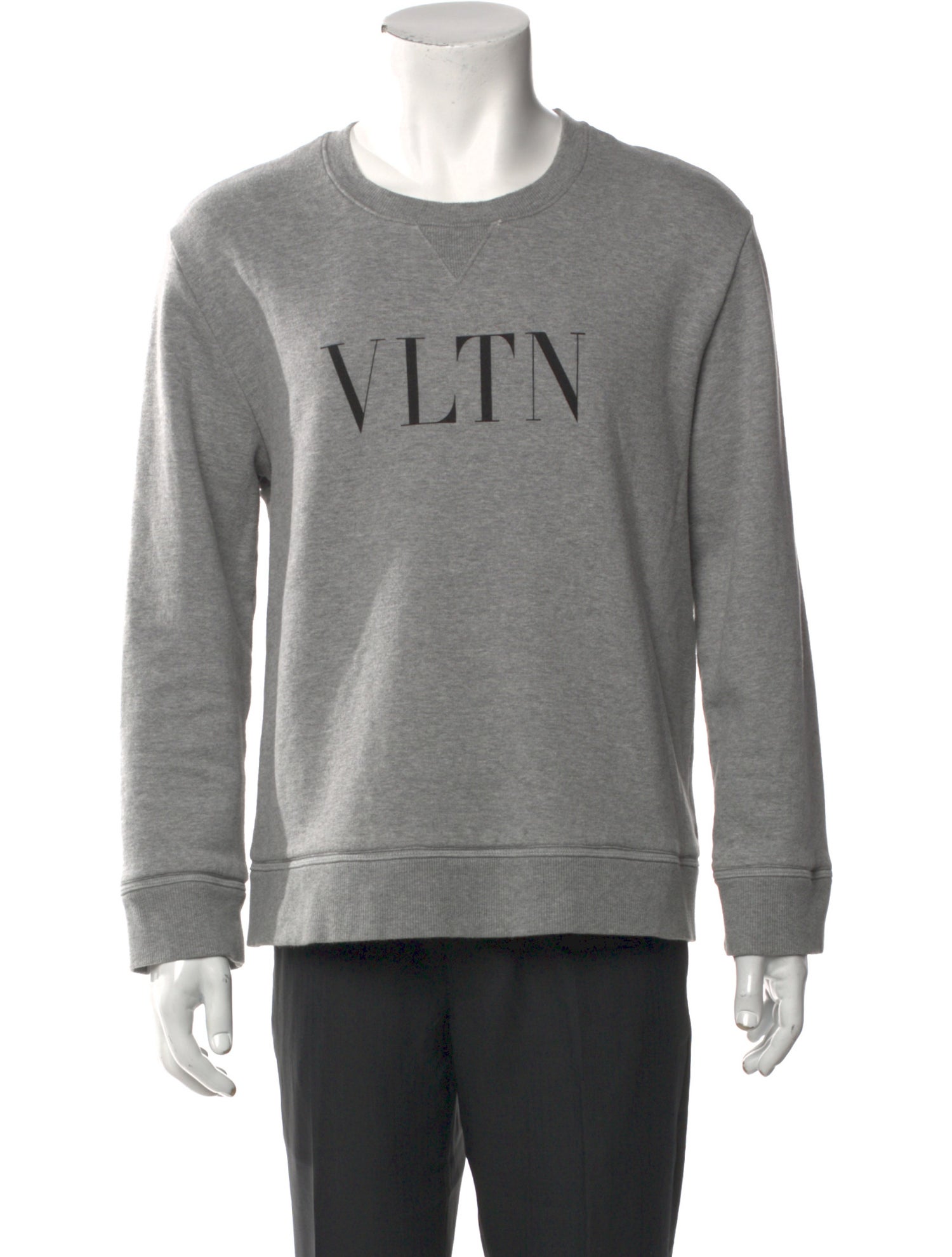 Valentino Rockstud Accents Graphic Print Sweatshirt