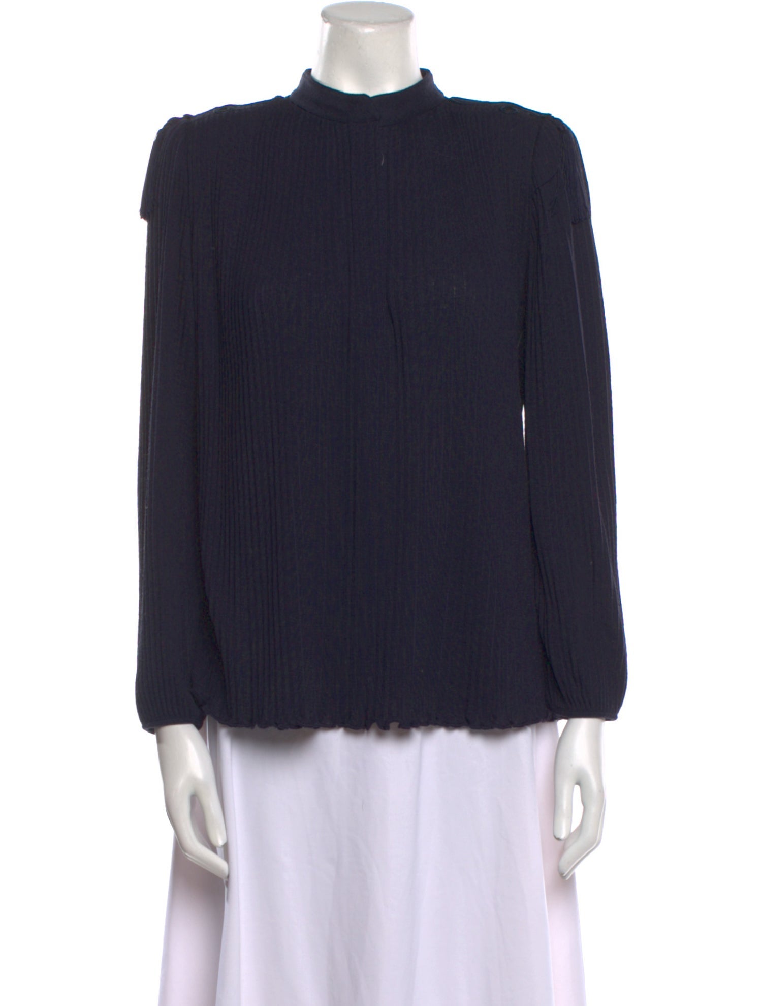 Valentino Wool Mock Neck Sweater