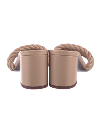 Valentino Leather Slides