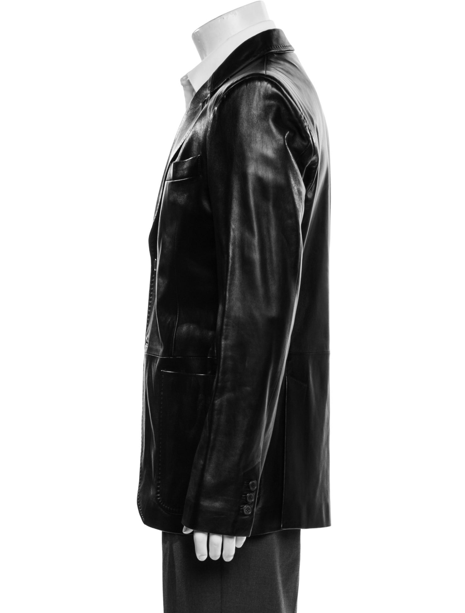 Valentino Leather Moto Jacket