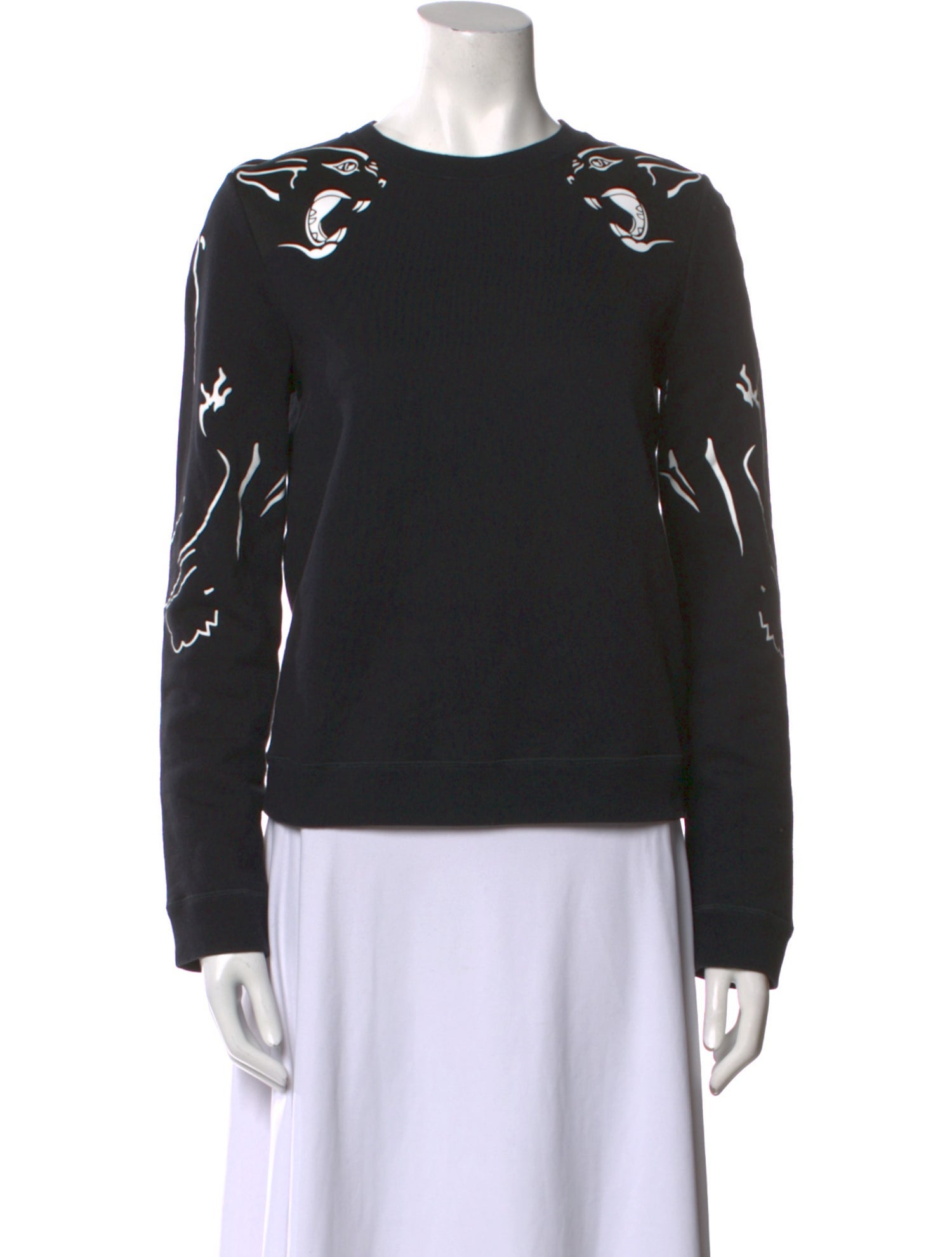 Valentino Crew Neck Long Sleeve Sweatshirt