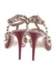 Valentino Rockstud Accents Leather T-Strap Pumps