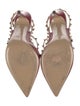 Valentino Rockstud Accents Leather T-Strap Pumps