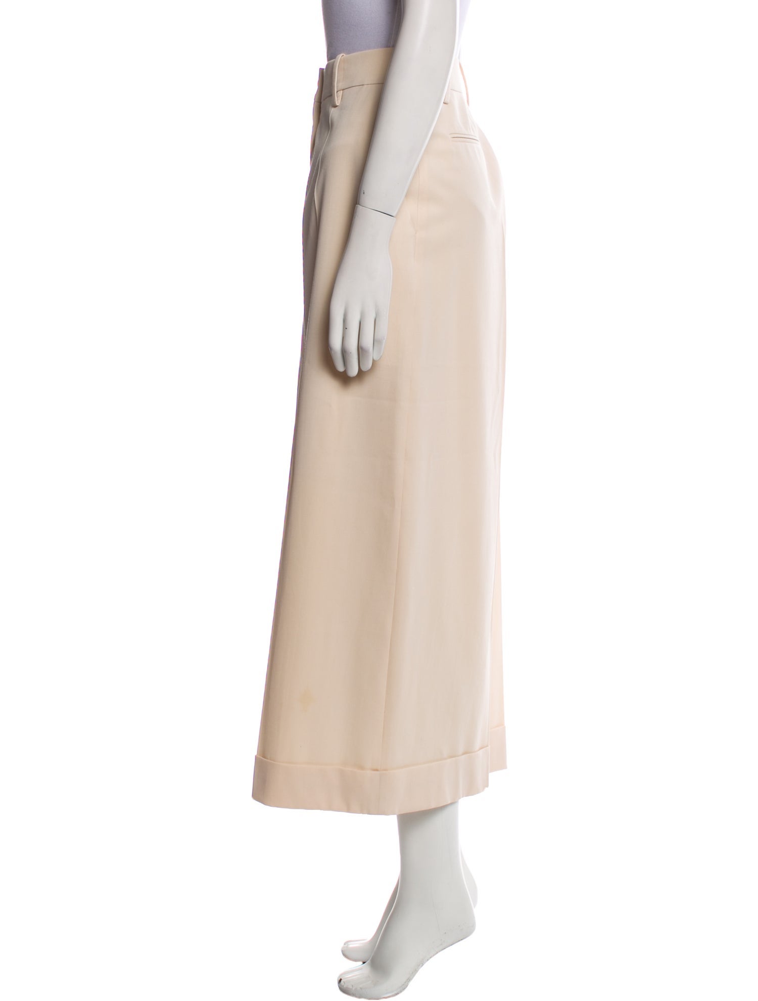 Valentino Virgin Wool Wide Leg Pants