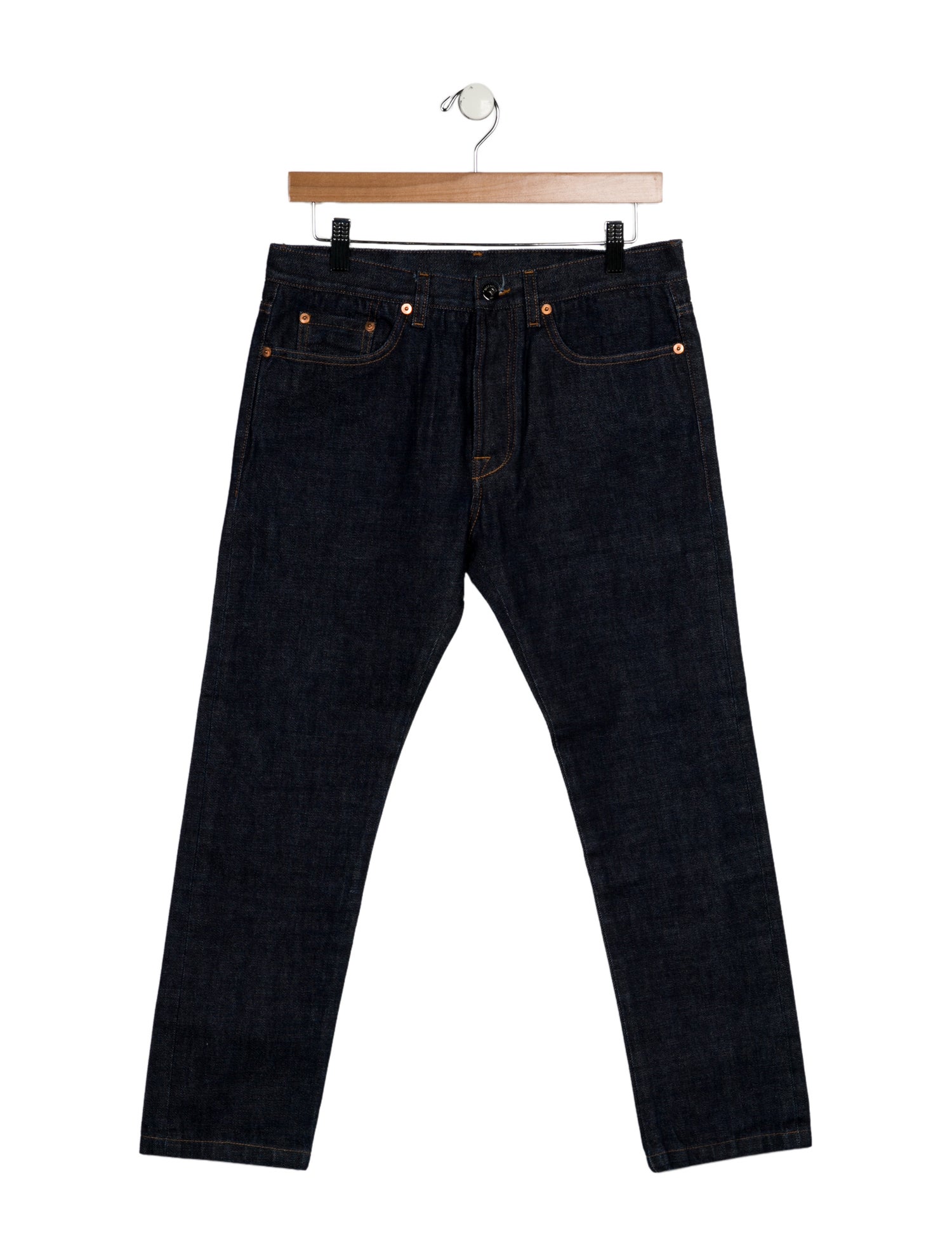 Valentino Rockstud Accents Skinny Jeans