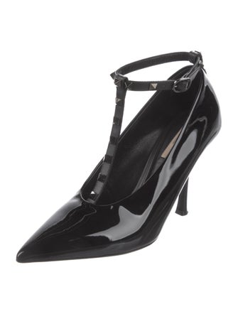 Valentino Patent Leather T-Strap Pumps
