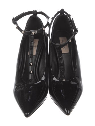 Valentino Patent Leather T-Strap Pumps