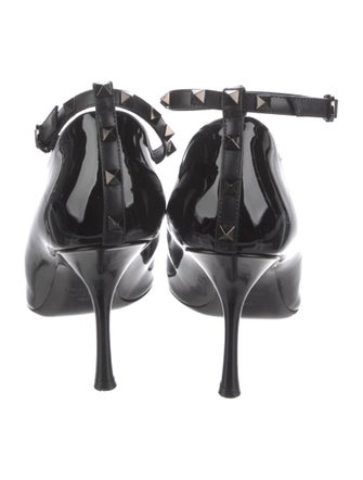 Valentino Patent Leather T-Strap Pumps