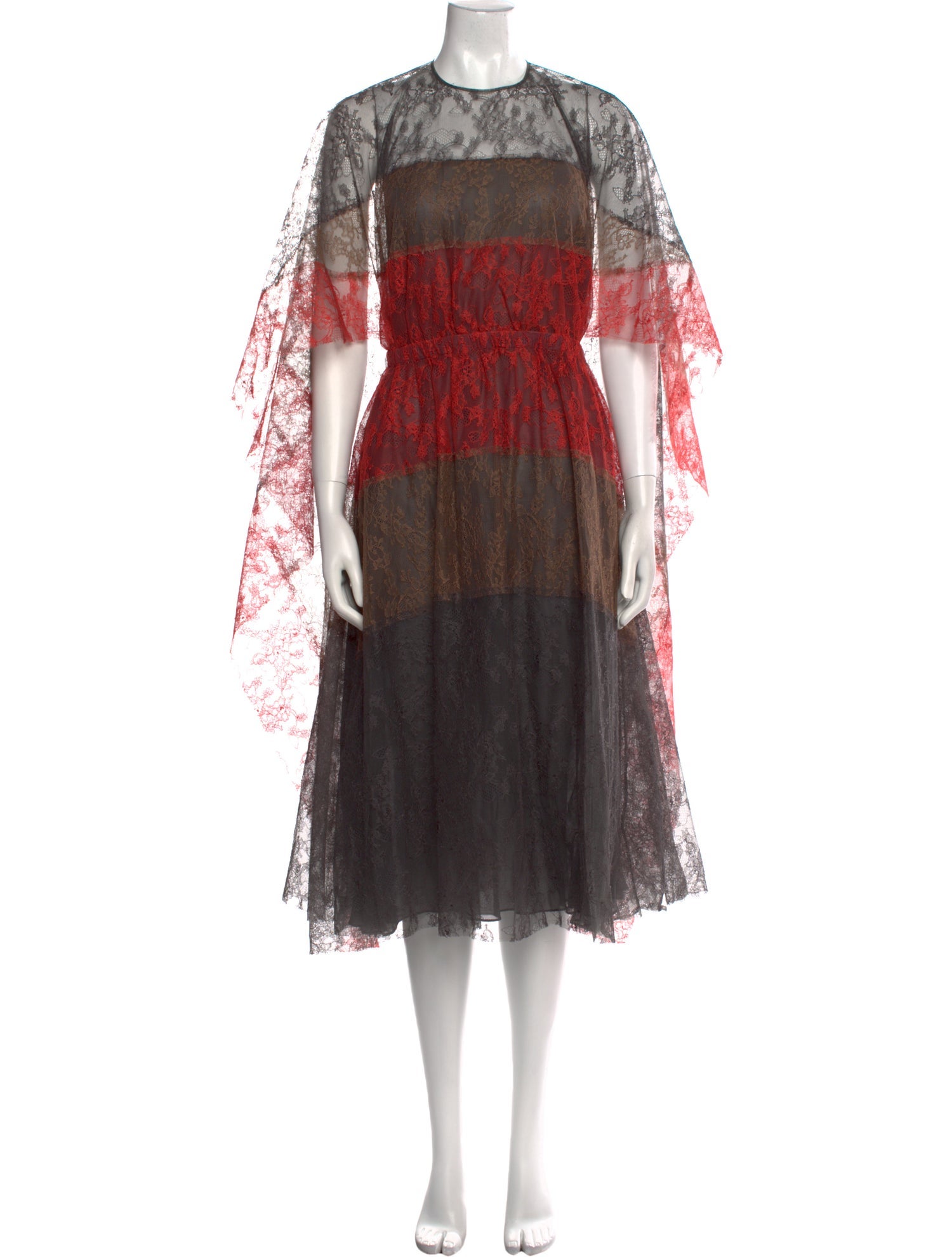 Valentino Silk Midi Length Dress