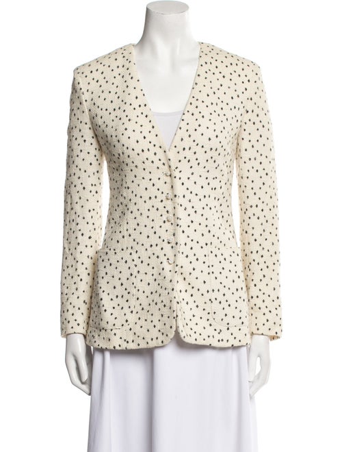 Valentino Polka Dot Print Blazer