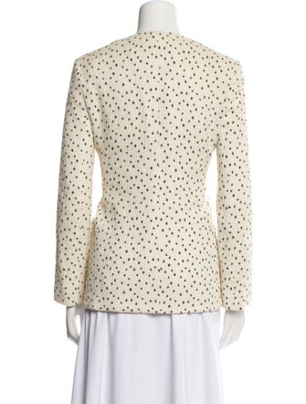 Valentino Polka Dot Print Blazer