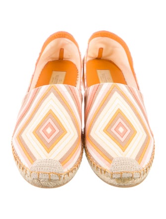 Valentino Primavera Print Canvas Espadrilles