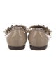 Valentino Rockstud Accents Patent Leather Flats