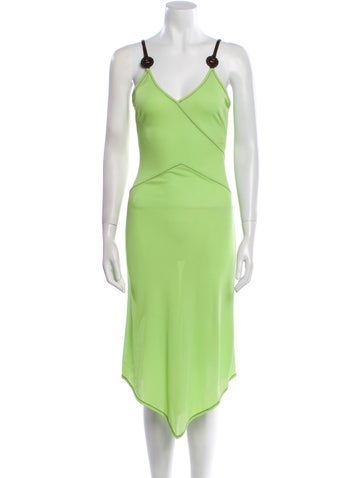 Valentino Dresses V-Neck Midi Length Dress S