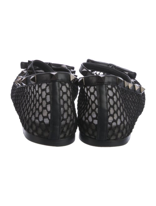 Valentino Mesh Studded Accents Flats