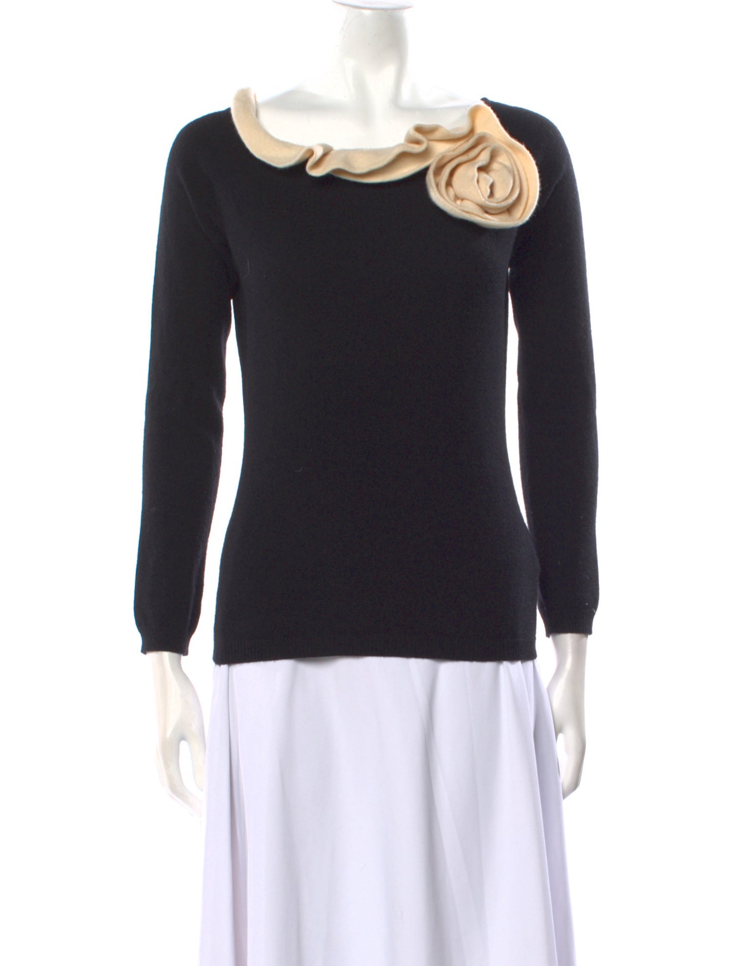Valentino Cashmere Cowl Neck Sweater