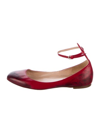 Valentino Leather Ballet Flats