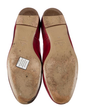Valentino Leather Ballet Flats