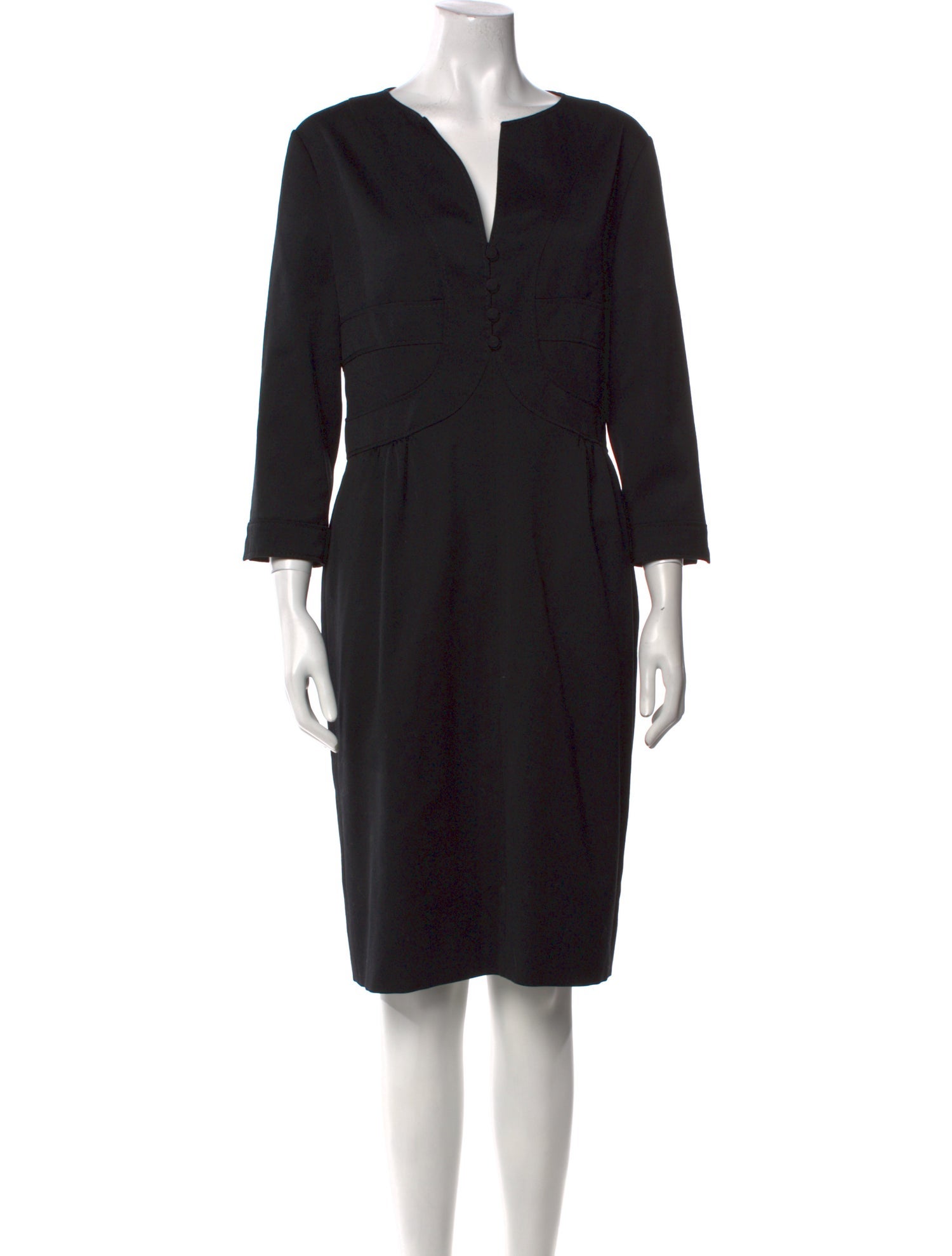 Valentino Virgin Wool Knee-Length Dress