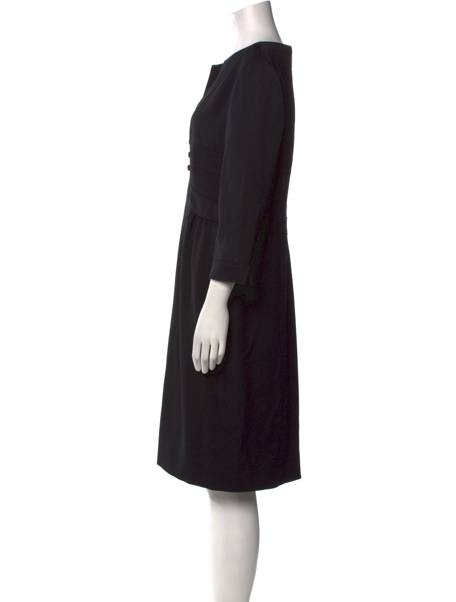 Valentino Virgin Wool Knee-Length Dress