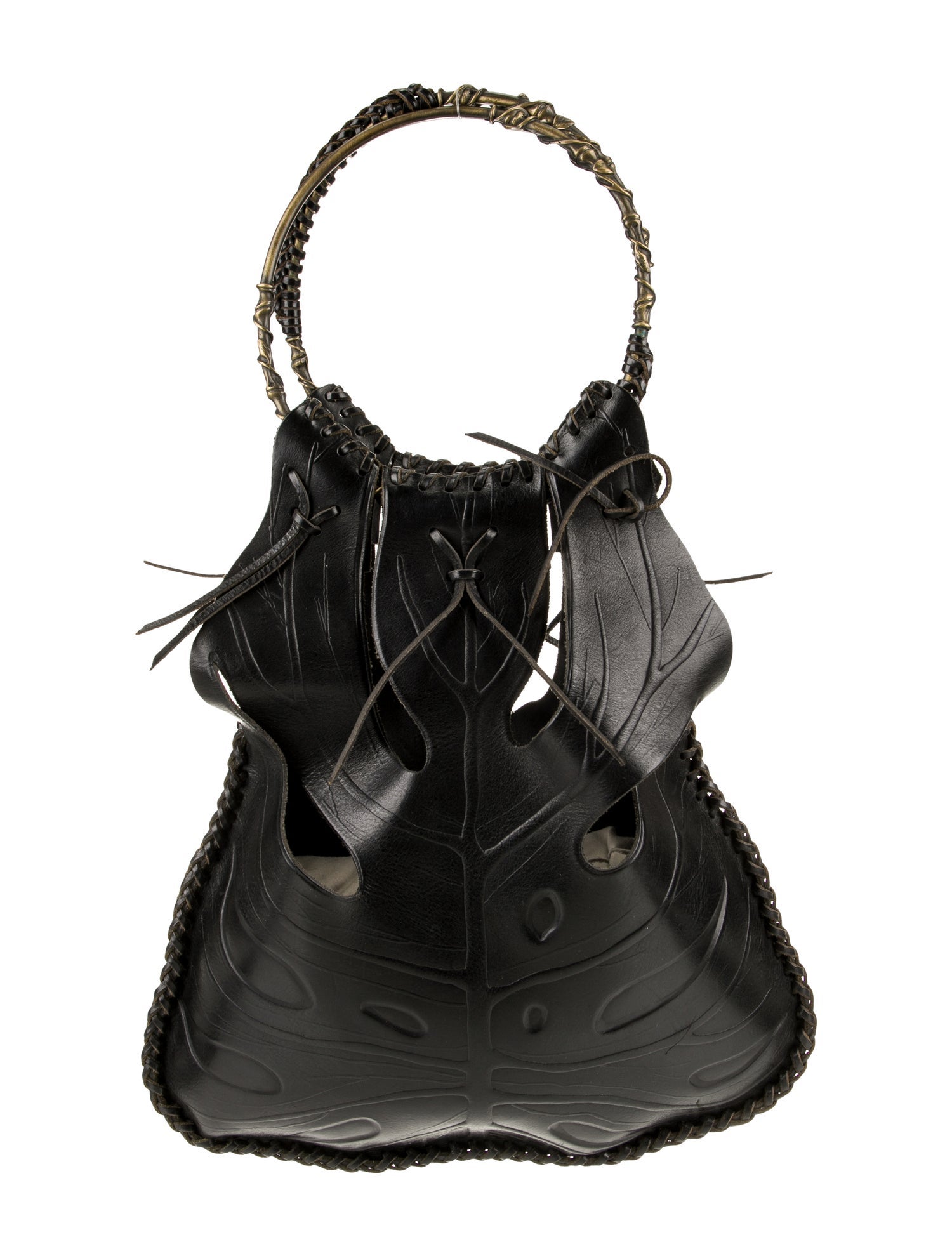 Valentino Leather Top Handle Bag
