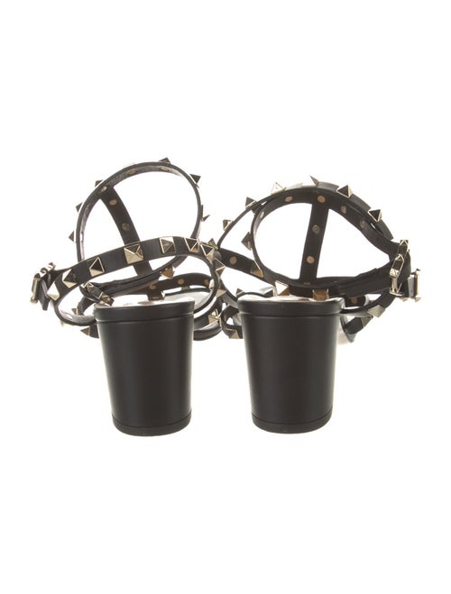 Valentino Rockstud Accents Leather Gladiator Sandals