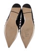Valentino Rockstud Accents Patent Leather Ballet Flats