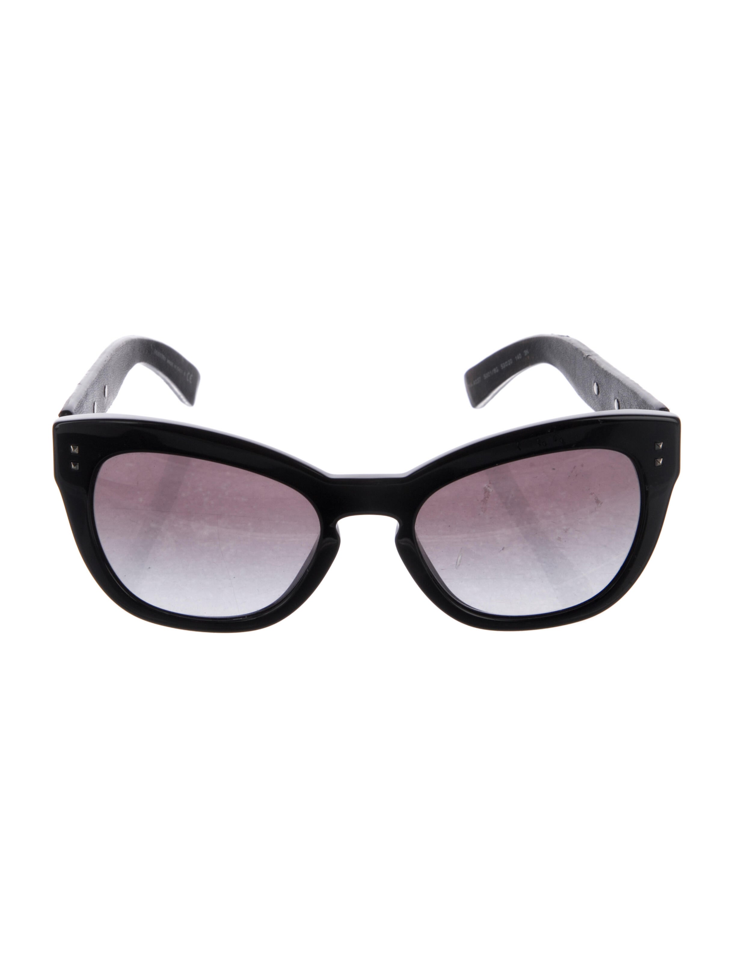 Valentino Rockstud Accents Cat-Eye Sunglasses