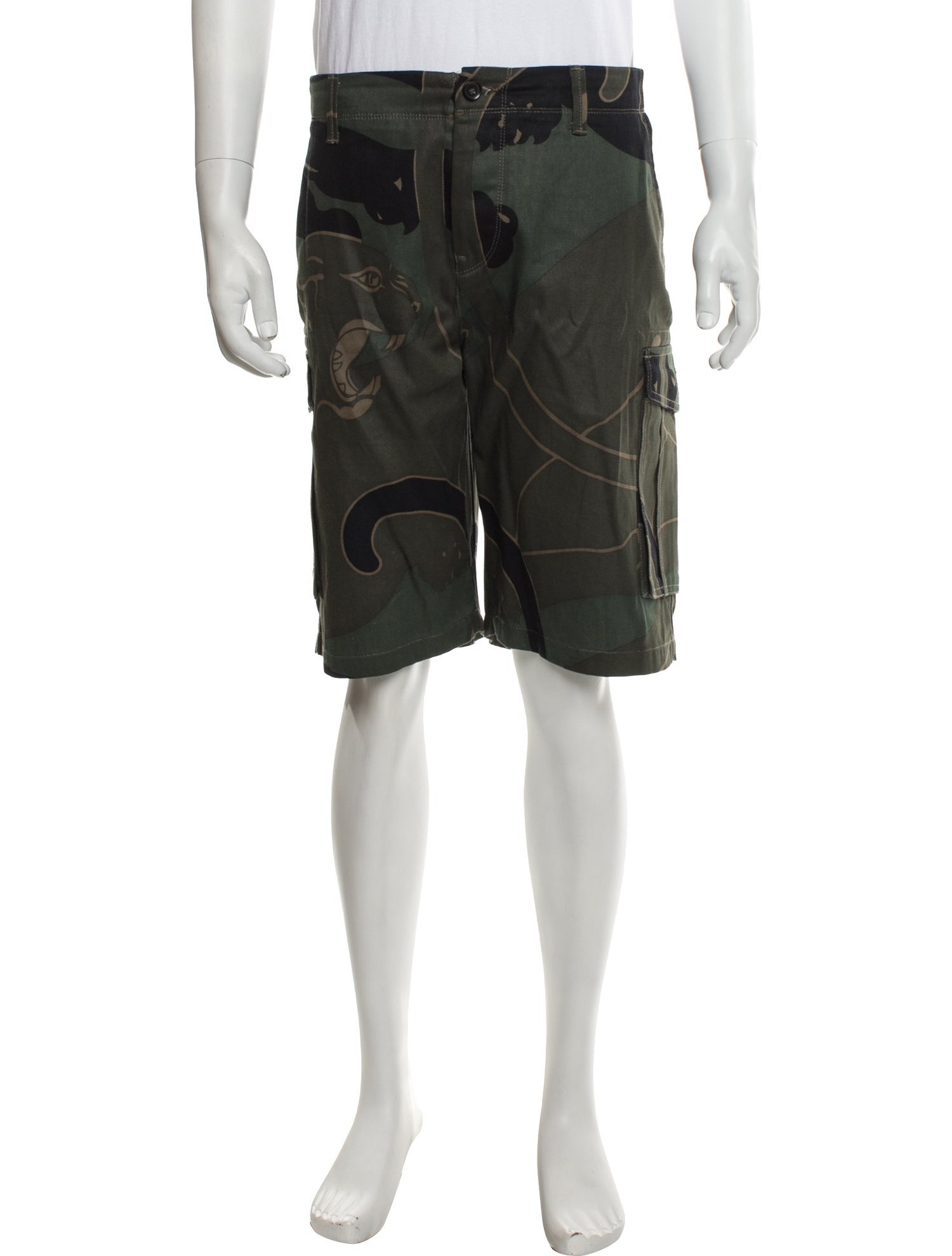 Valentino Printed Cargo Shorts