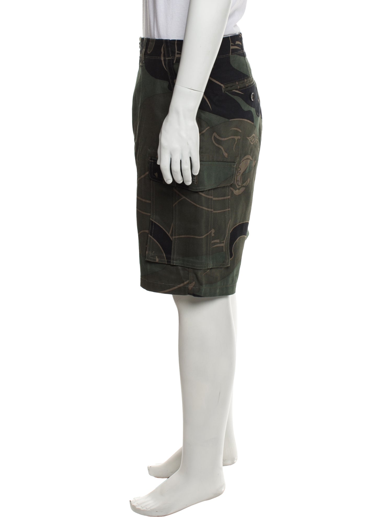 Valentino Printed Cargo Shorts