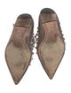 Valentino Rockstud Accents Leather Ballet Flats