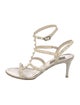 Valentino Rockstud Accents Leather Gladiator Sandals