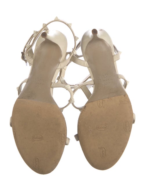 Valentino Rockstud Accents Leather Gladiator Sandals