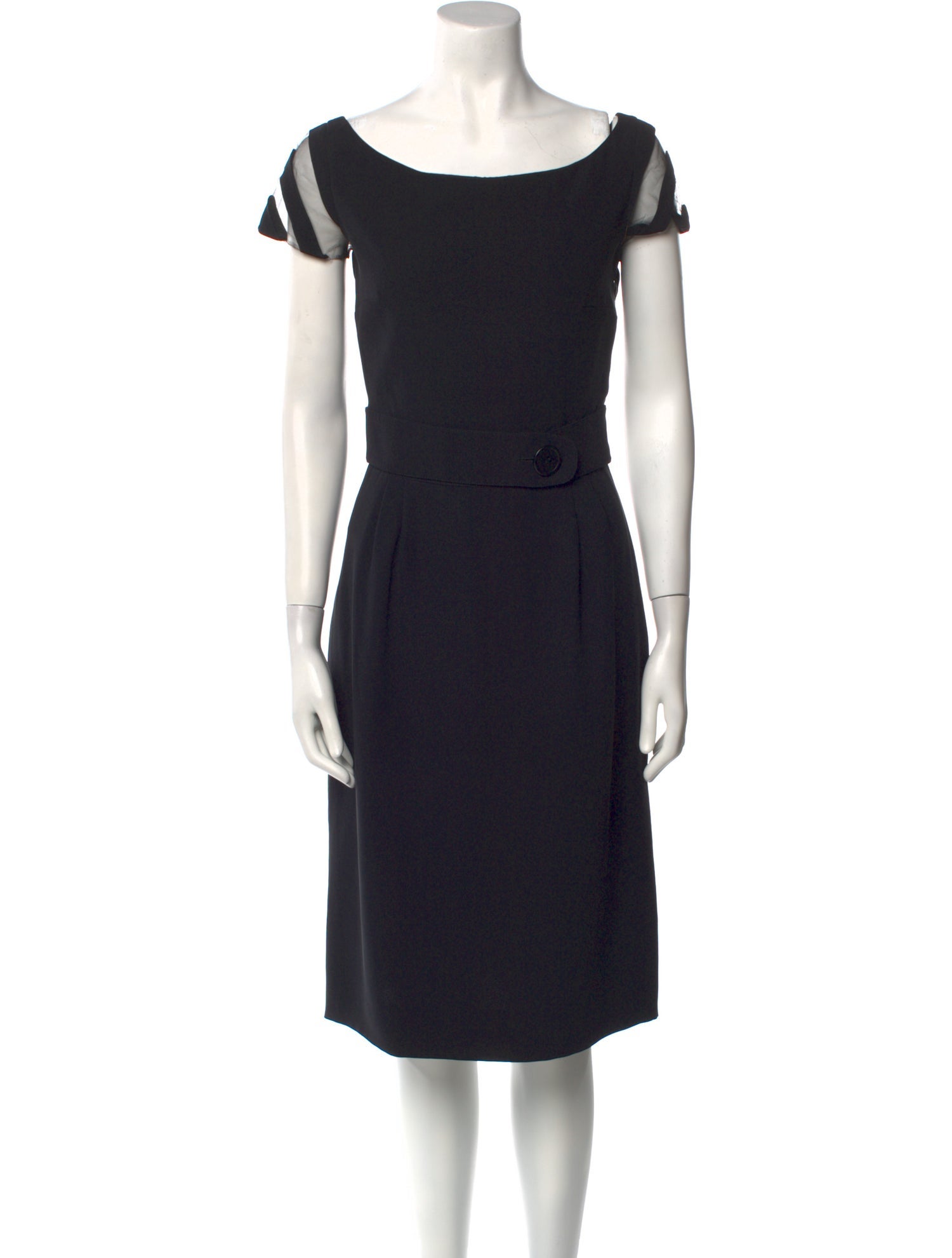 Valentino Silk Midi Length Dress