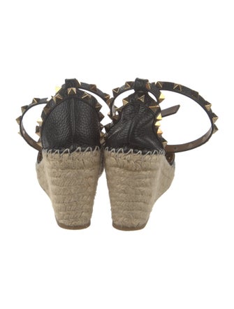 Valentino Leather Studded Accents D'Orsay Pumps