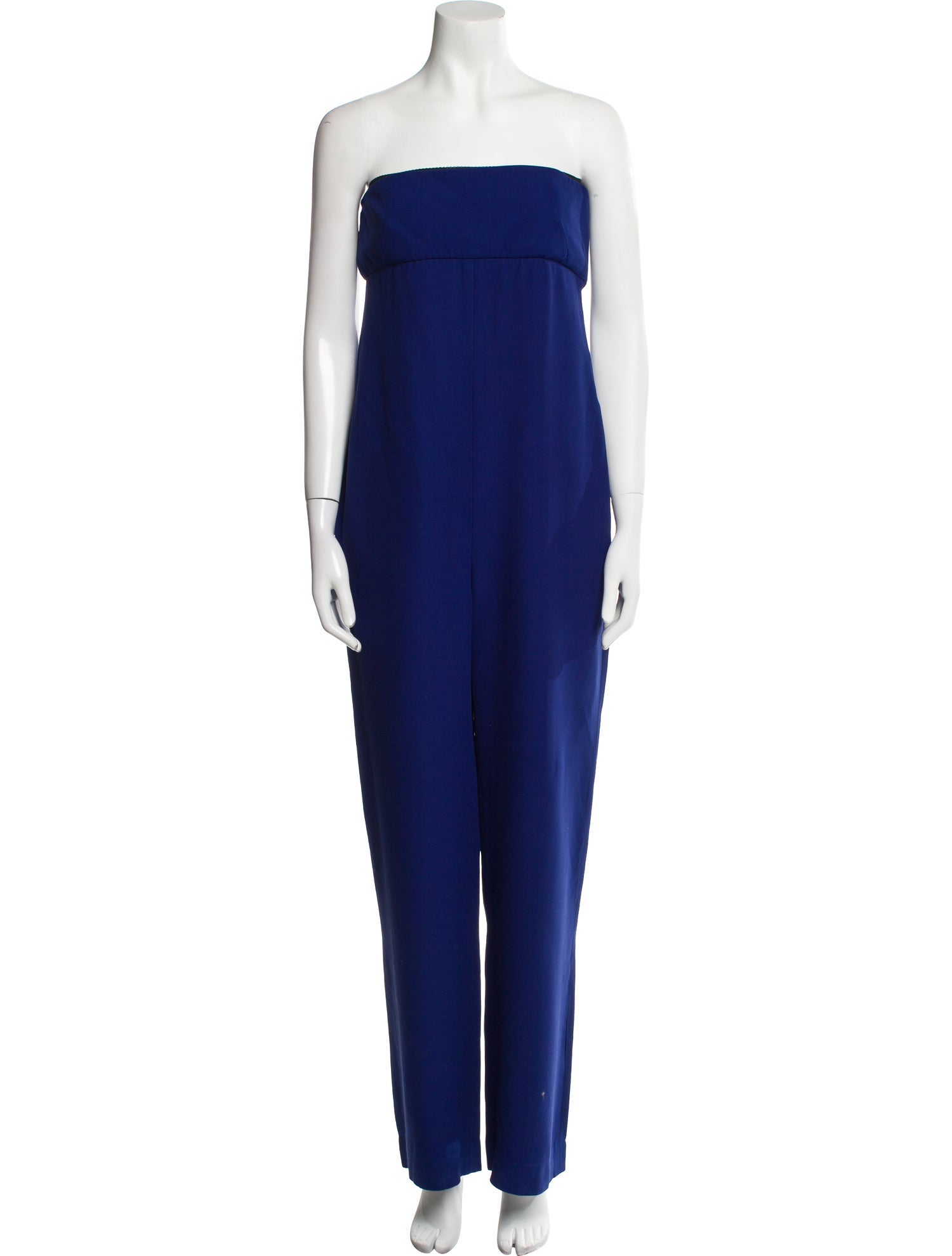 Valentino Silk Strapless Jumpsuit