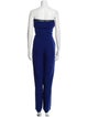 Valentino Silk Strapless Jumpsuit