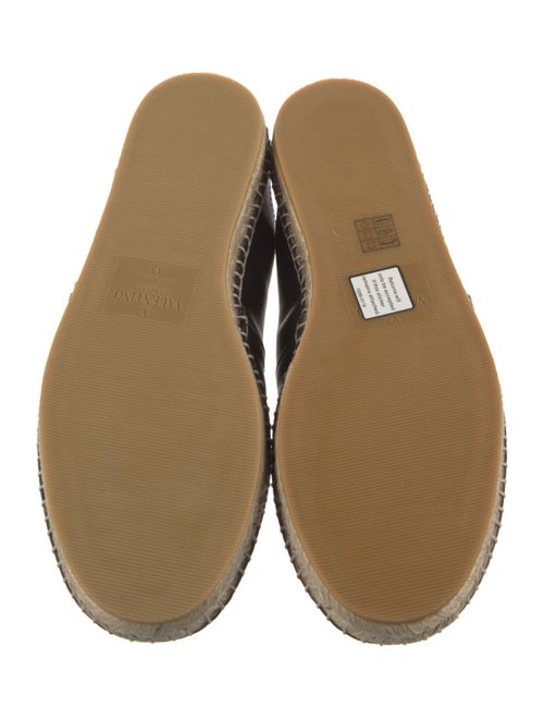 Valentino Leather Espadrilles