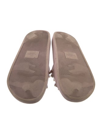 Valentino Rockstud Accents Rubber Slides