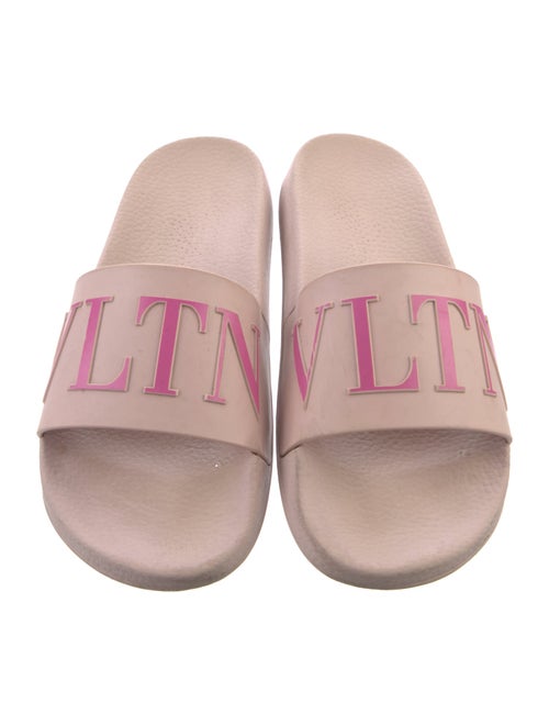 Valentino Rubber Printed Slides