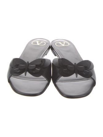 Valentino Leather Slides