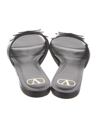 Valentino Leather Slides