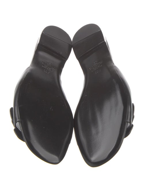 Valentino Leather Slides