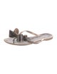 Valentino Rubber Bow Accents Slides