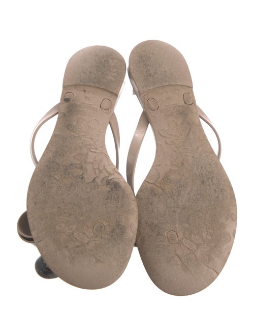 Valentino Rubber Bow Accents Slides