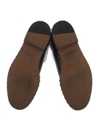 Valentino Rockstud Accents Leather Riding Boots