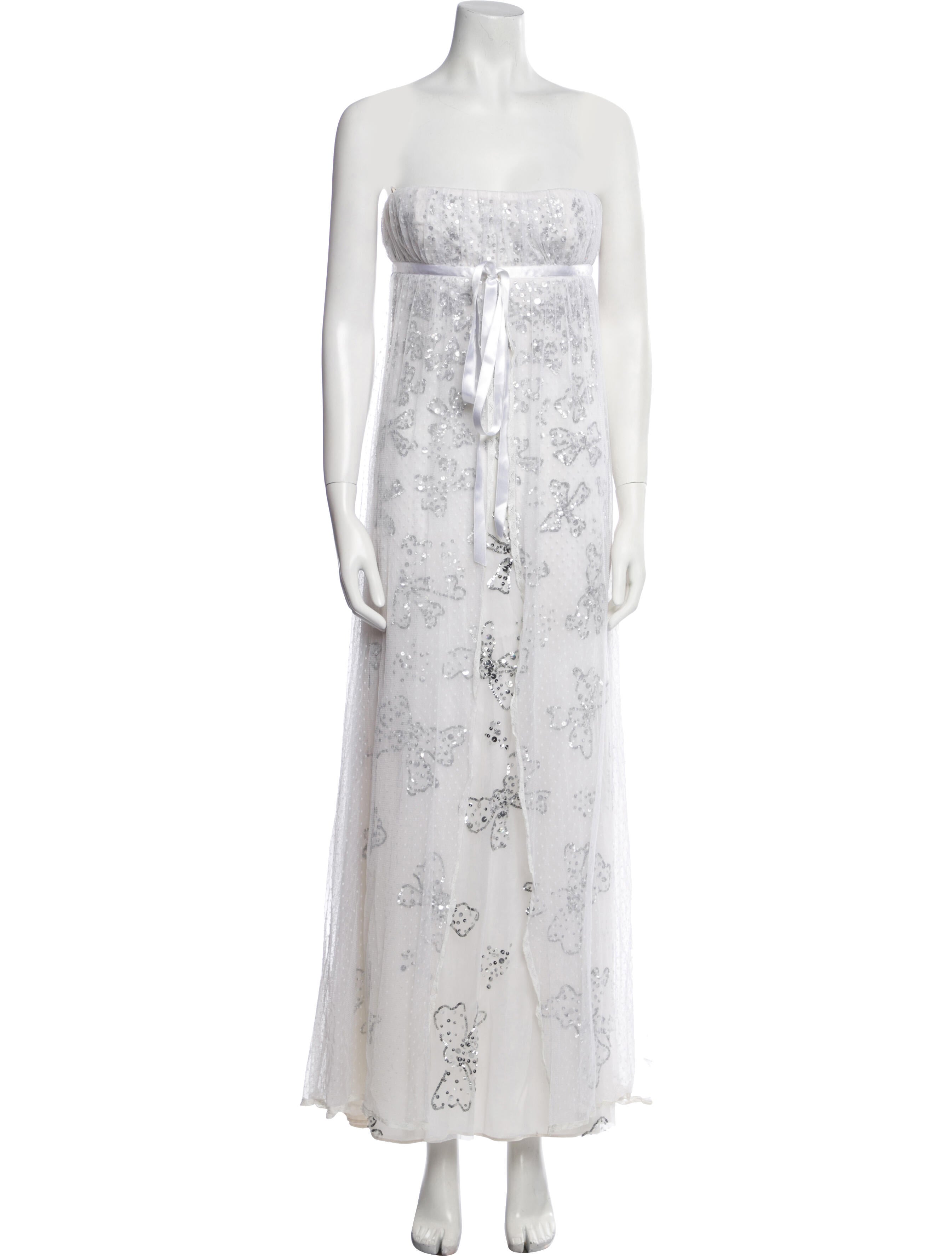 Valentino Printed Long Dress