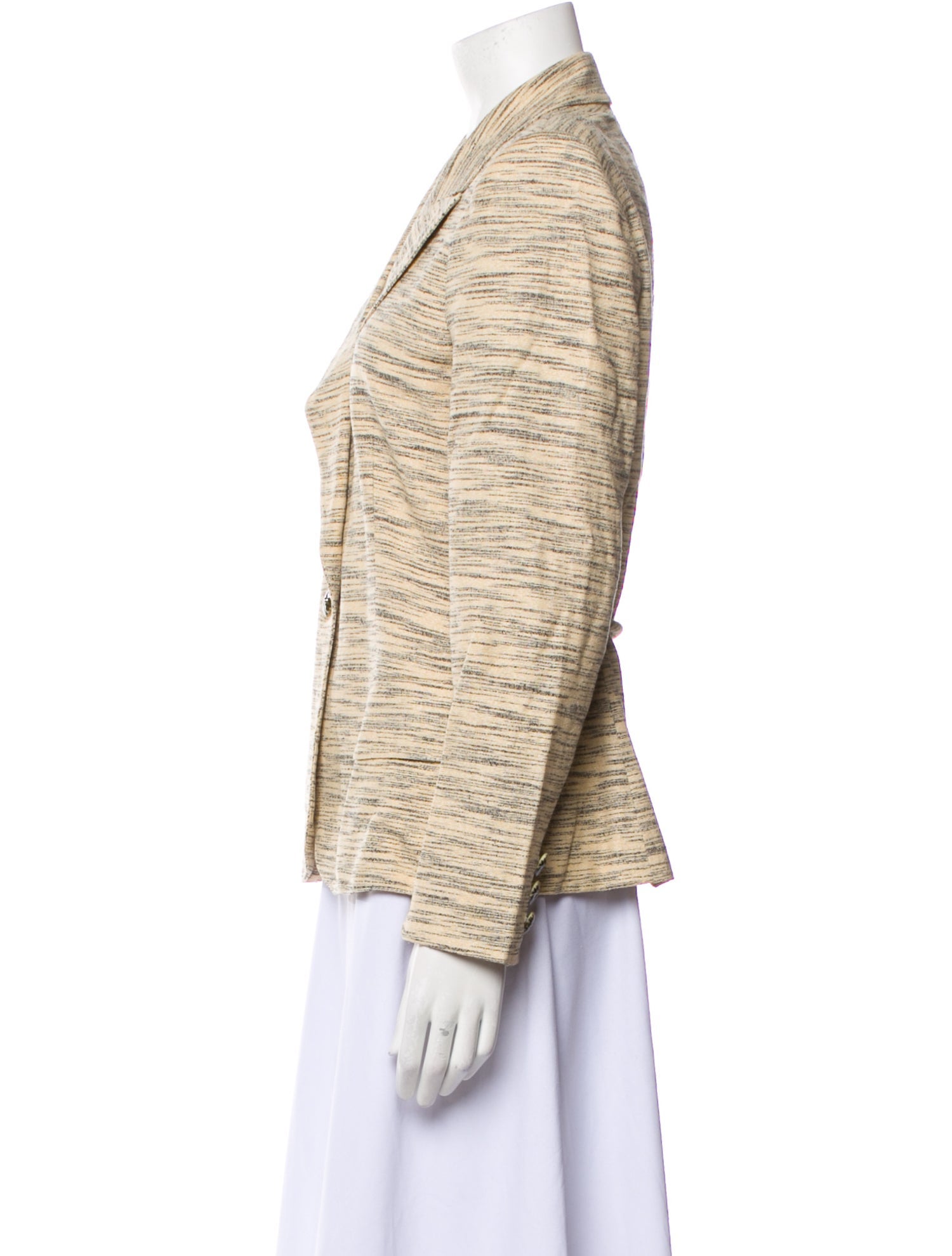 Valentino Wool Striped Blazer