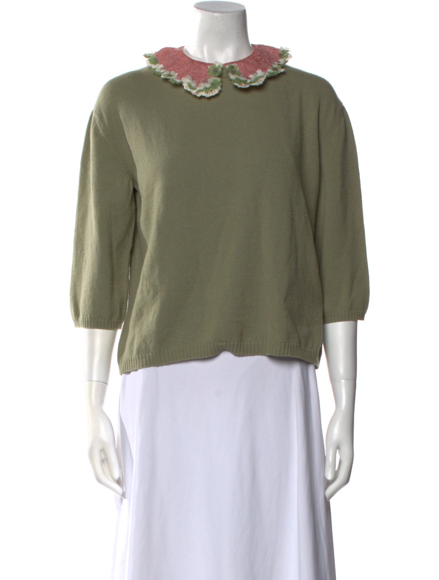 Valentino Virgin Wool Crew Neck Sweatshirt