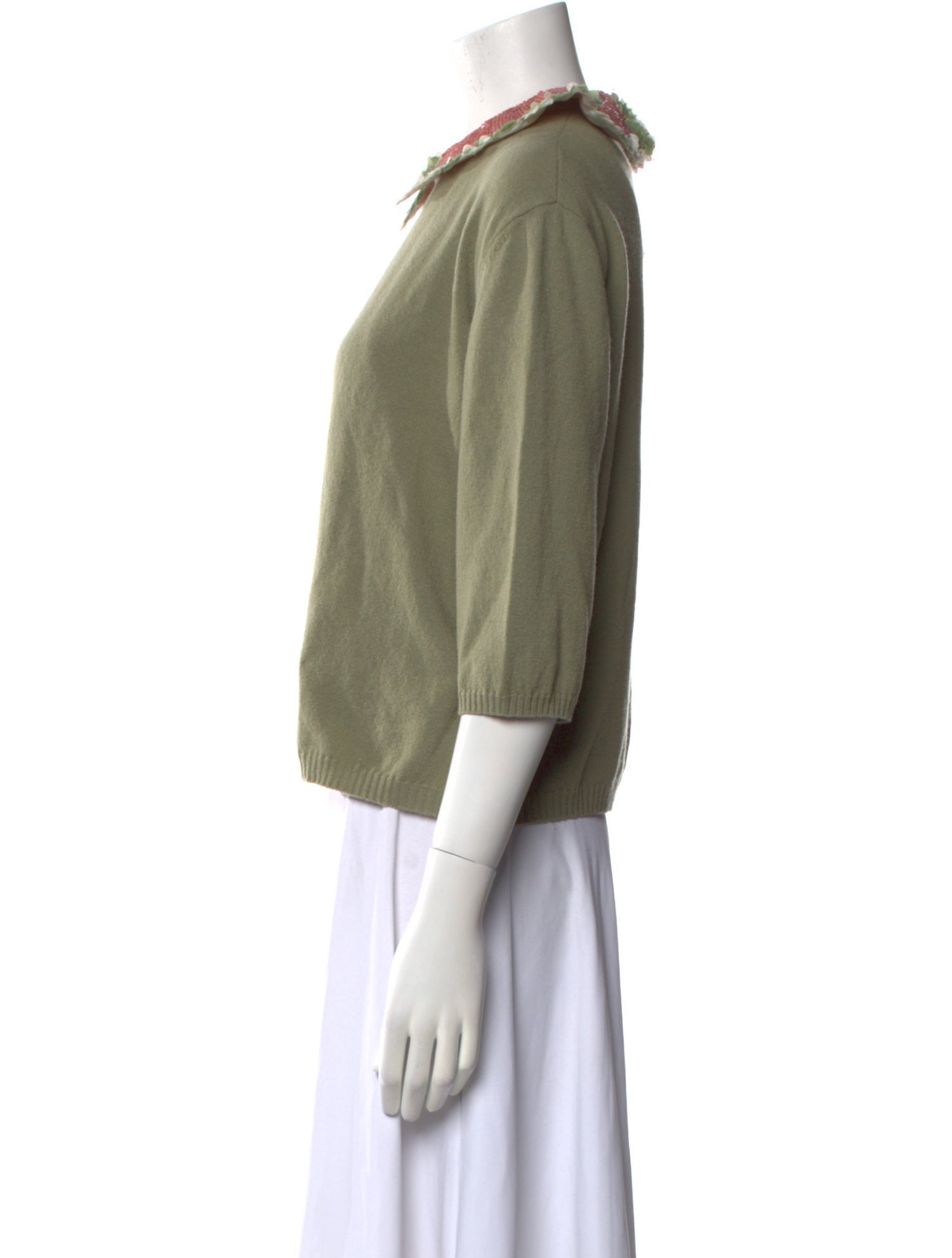 Valentino Virgin Wool Crew Neck Sweatshirt